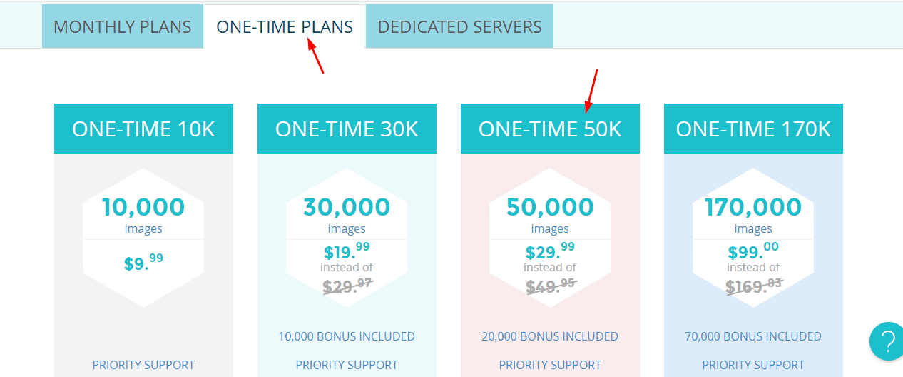 one-time plans shortpixel