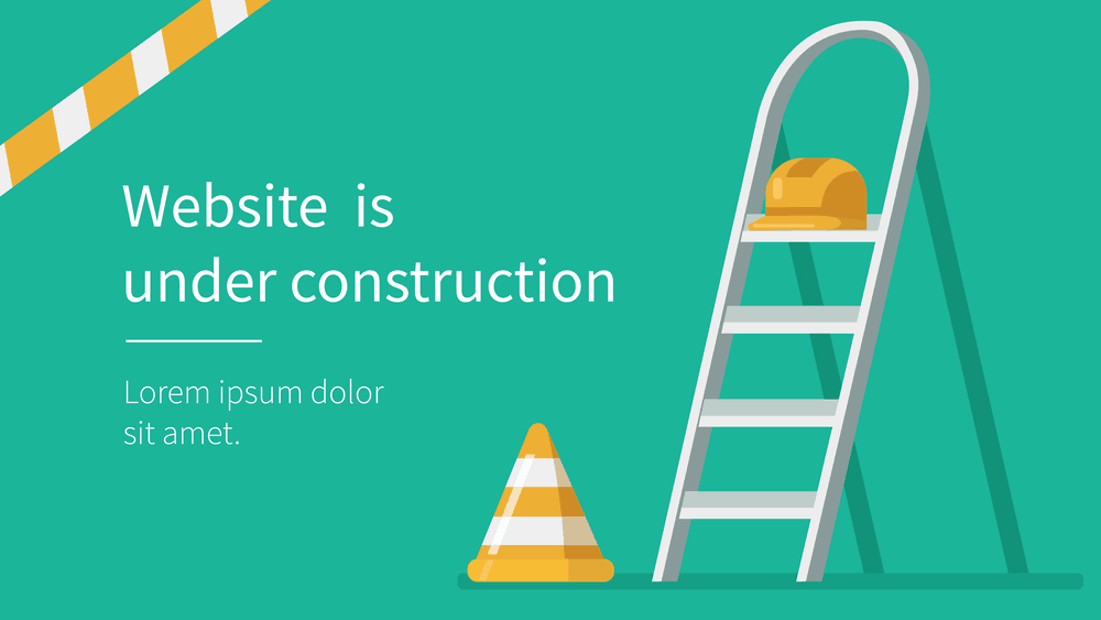website under construction website media.net