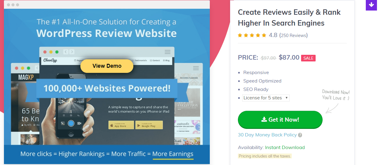 MyThemeShop’s WP Review Pro: An Awesome Schema Plugin For WordPress