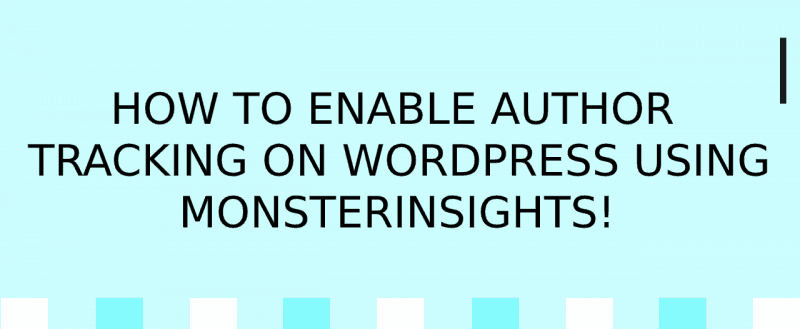 How To Enable Author Tracking Using MonsterInsights (Easy Way)